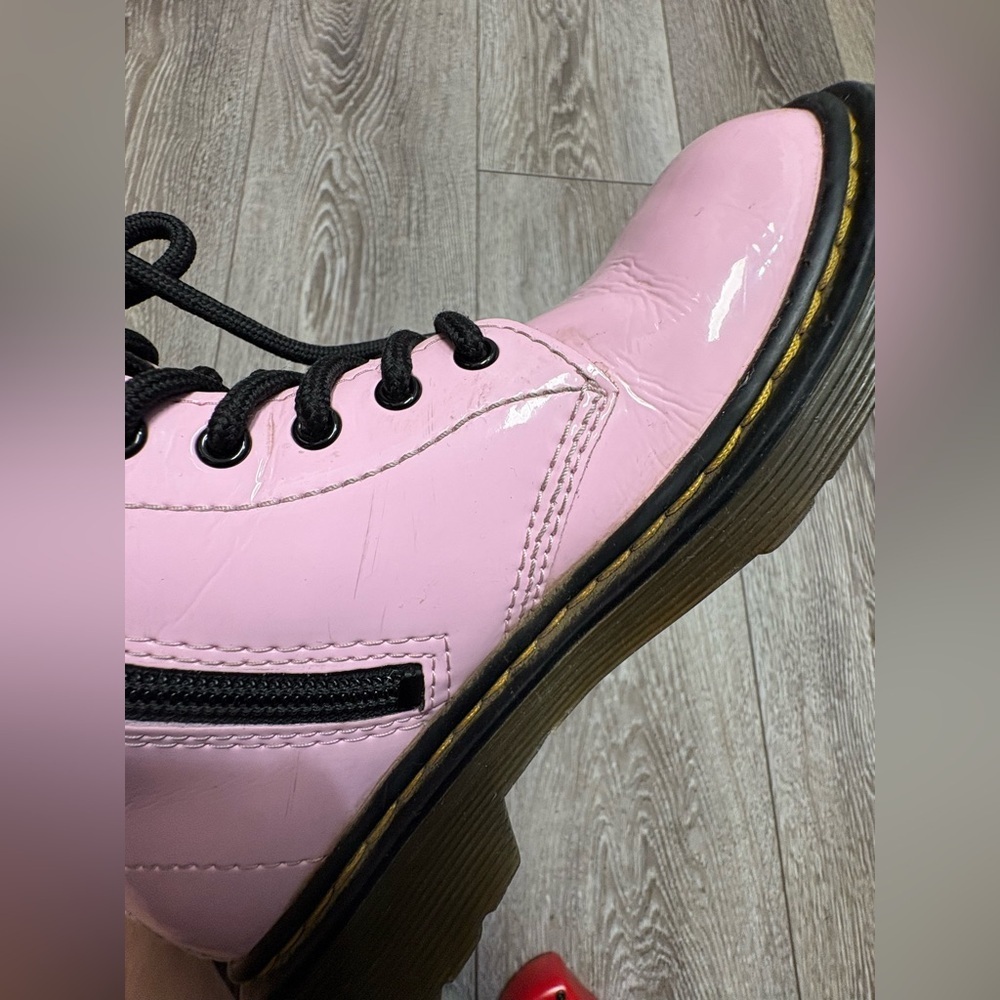 Dr.Martens 1460 pastel Pink Kids Boots - Picture 8 of 12